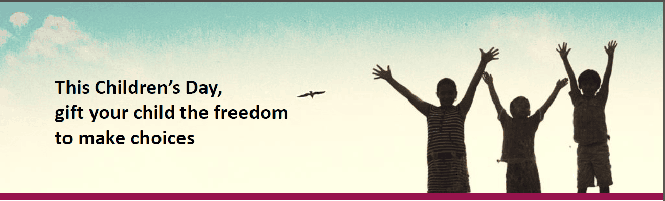 Axis Children Gift Fund: Gift Your Child the Freedom to Make Choices