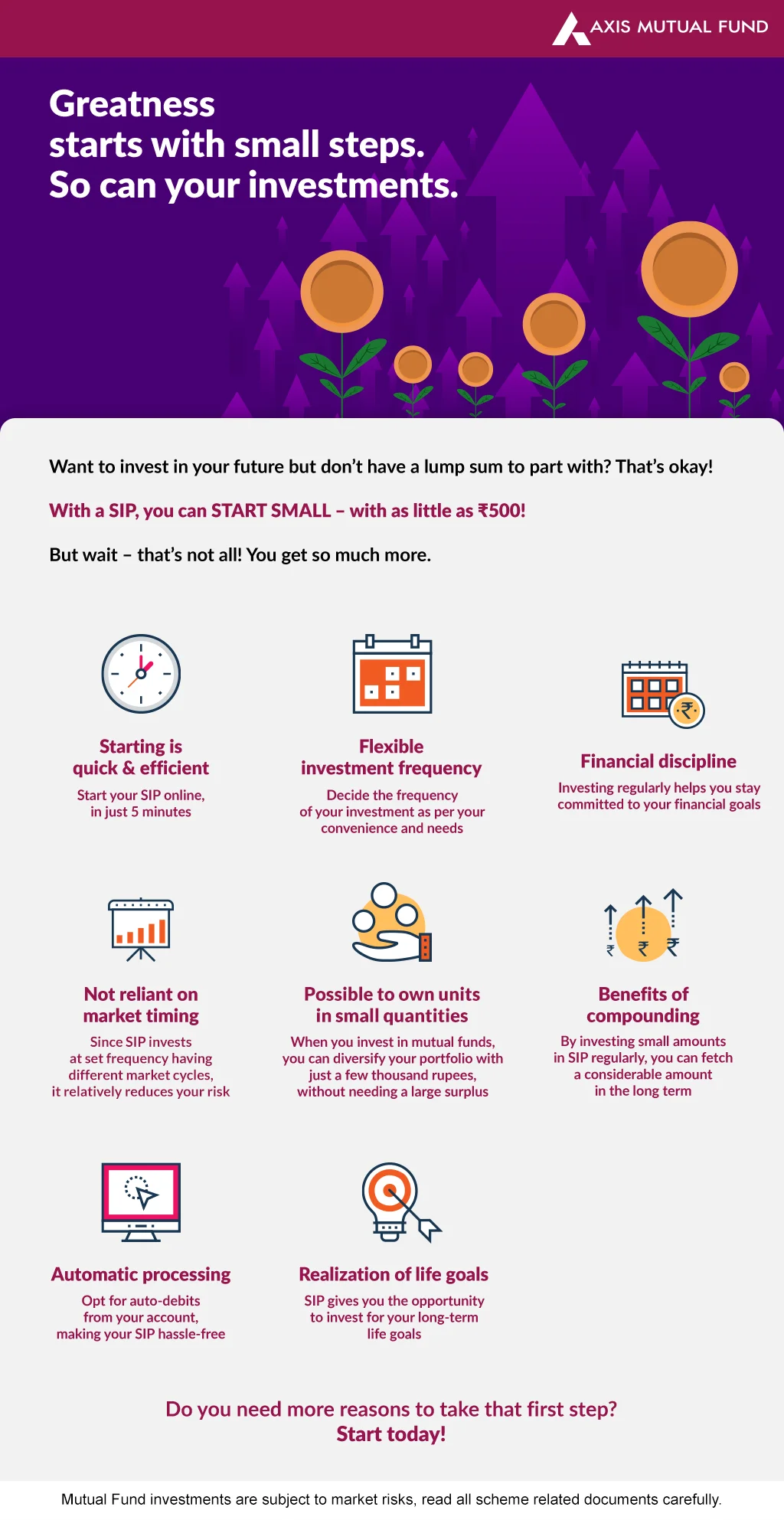 Benefits of SIP investment